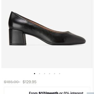 Cole Haan Go-To Shayla Block Heel Pumps Black Size 10B